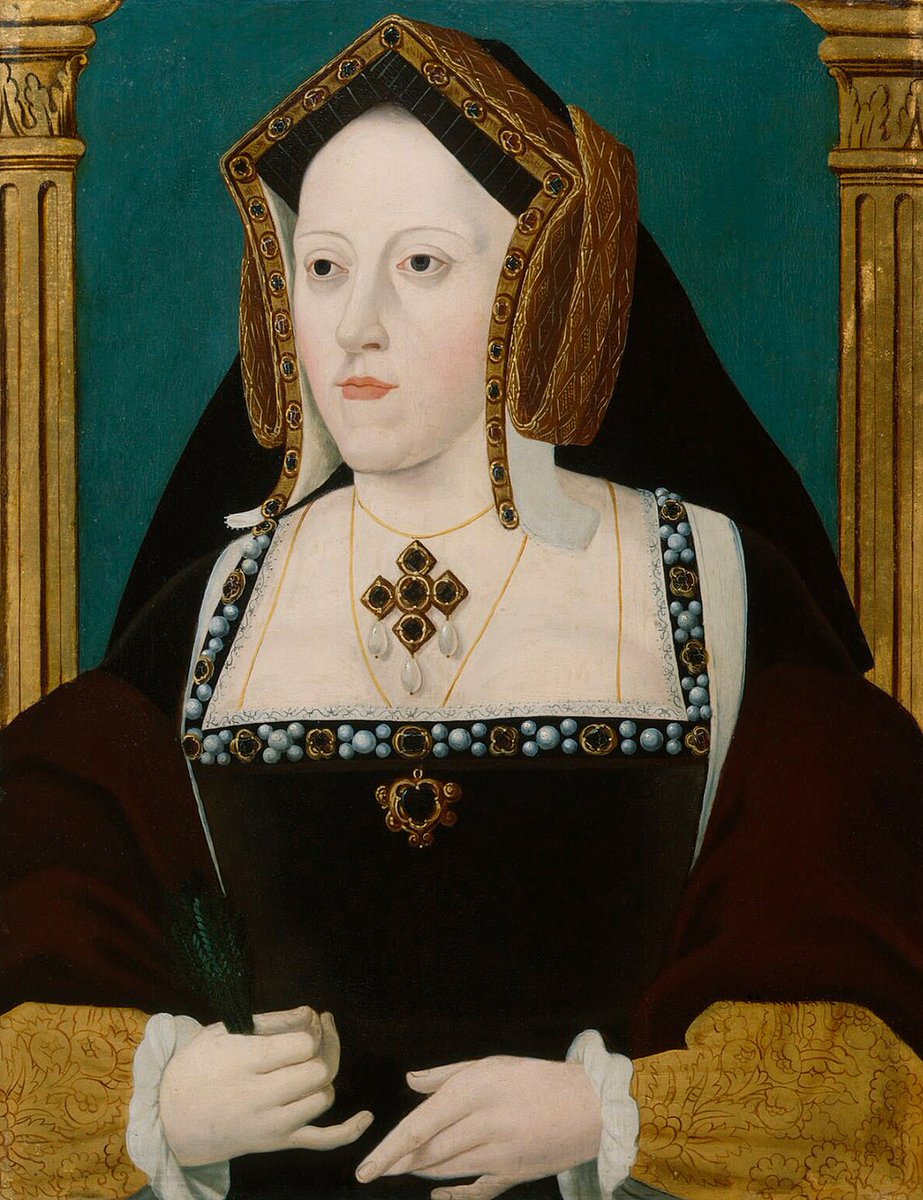 #OTD in 1536, 50-year-old Katherine of Aragon died at Kimbolton Castle in Cambridgeshire. She'd lived the last five years of her life away from court, deprived of the company of most of her Spanish attendants, her friends and her beloved daughter, Mary.