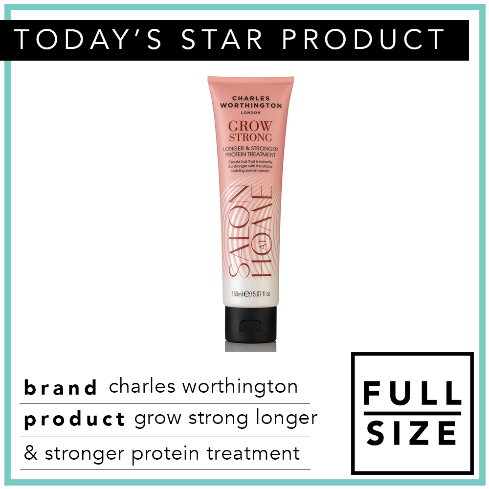 Today's #StarProduct is <a href="/CWHairLondon/">Charles Worthington</a>'s Grow Strong Longer &amp; Stronger Protein Treatment💁‍♀️ bit.ly/LiB-Explore #LoveLiB
