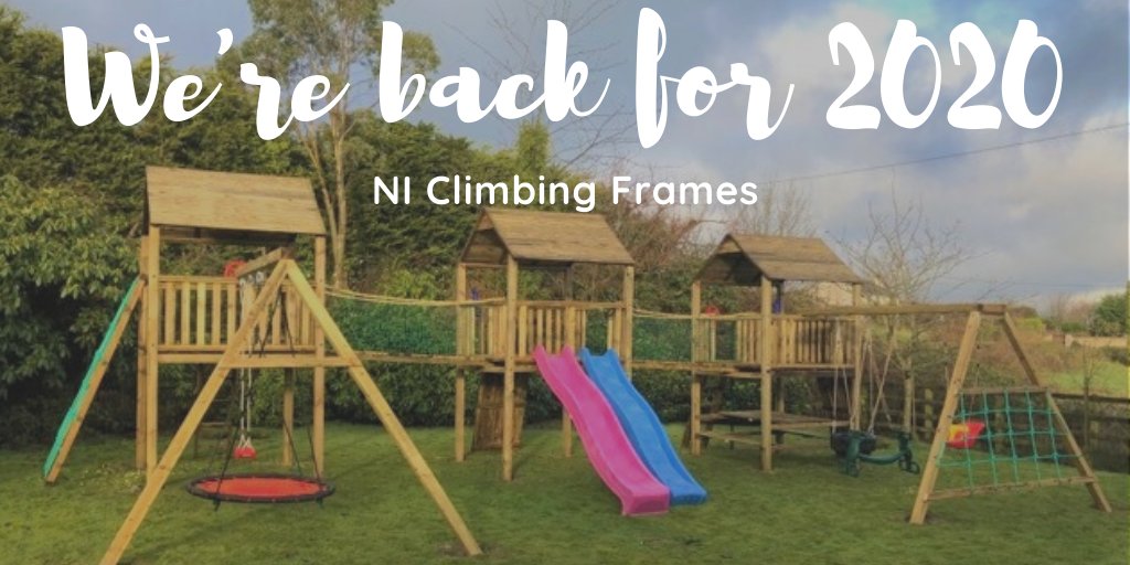 HAPPY NEW YEAR! 
We had a restful break over Christmas and New Years to recharge our batteries for 2020!! Back in full swing, looking forward to meeting new customers this year and doing what we do best.
#TwentyTwenty  #NewYear #NIClimbingFrames