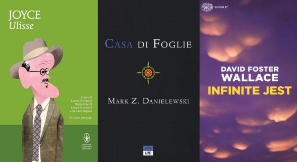 leggeresrl's tweet photo. Tra classici, come #MobyDick di #Melville e #Ulisse di #Joyce, o capolavori del #postmoderno come #InfiniteJest di #DFWallace e L'arcobaleno della gravità di #Pynchon, @illibraio dà qualche consiglio per affrontare i "pesi massimi" della letteratura 📚😍 https://t.co/ZqgZdVyZlM https://t.co/SXy5NcYN2W