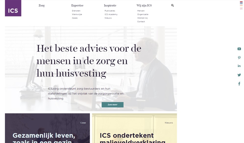 Hoera, onze nieuwe website ICSzorg is live! Met ICSzorg creëren we een eigen gezicht in de brede zorgwereld van care en cure. Het beste advies voor de mensen in de zorg en hun huisvesting. We zijn super trots op het eindresultaat. Benieuwd? Klik hier: bit.ly/39LFXyr