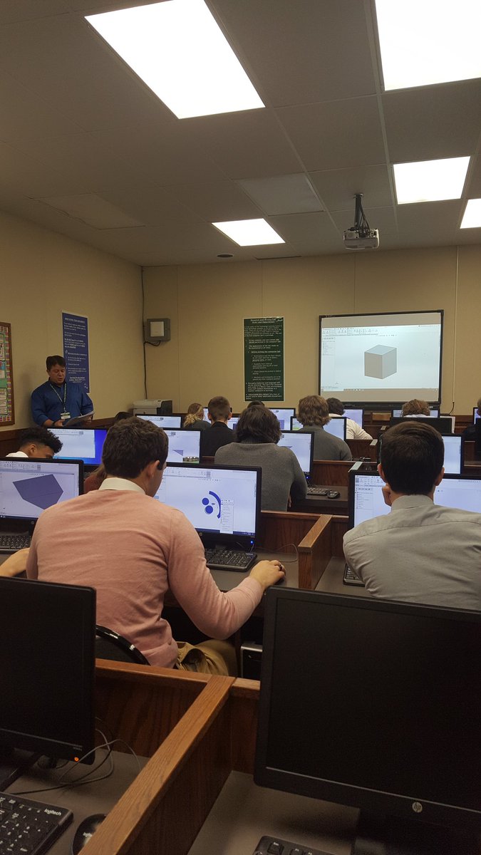 Many thanks to Craig Reidel from Beckett Gas for teaching SolidWorks to our engineering class!