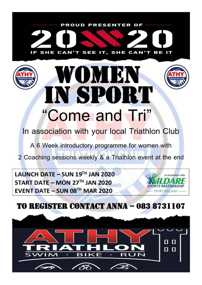KildareSP's tweet photo. Make this the year you Tri your first Tri ... check out these new programmes on offer through Kildare Sports Partnership @20x20_ie @tri_ireland @sportireland #TriATri #FirstTriathlon https://t.co/VK41DjYVHr