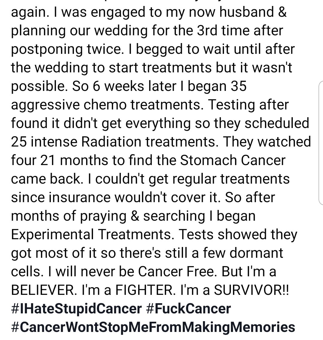 Azul1323's tweet photo. Yesterday was my 6 year Cancerversary. #IHateStupidCancer #FuckCancer #CancerWontStopMeFromMakingMemories https://t.co/GAlbyEsRy4