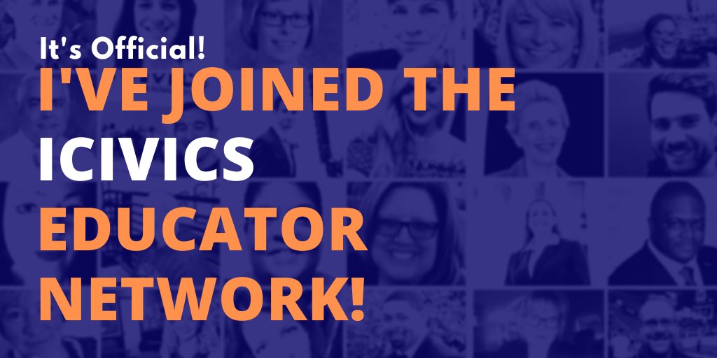 Who’s ready to help engage the next generation of citizens? ME!!! Excited to join <a href="/iCivics/">iCivics</a> for the 2020 #iCivicsEdNet!