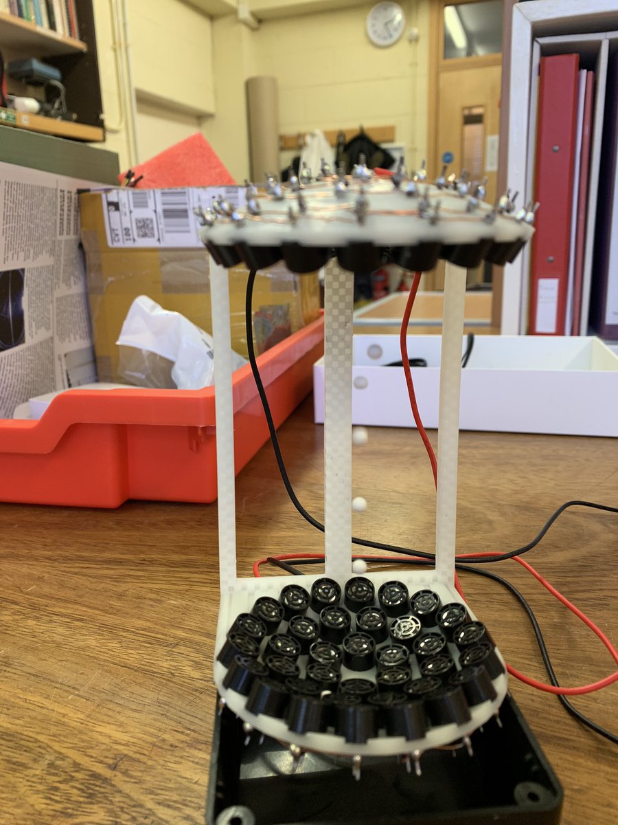 mrlouieevans's tweet image. Welcome to the new term everyone. We have our acoustic levitator up and running, amazing bit of kit! Looking forward to testing dry ice and water droplets on it too. #iteachphysics #IOPteaching