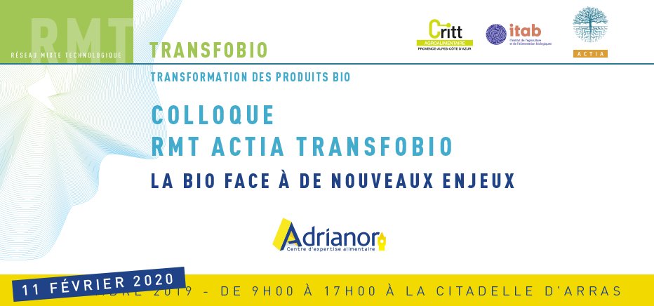 Colloque : La bio face a de nouveaux enjeux - Vous pouvez encore vous inscrire !
En raison des grèves, le colloque prévu initialement le 10 décembre 2019 est reporté au 11 février 2020.