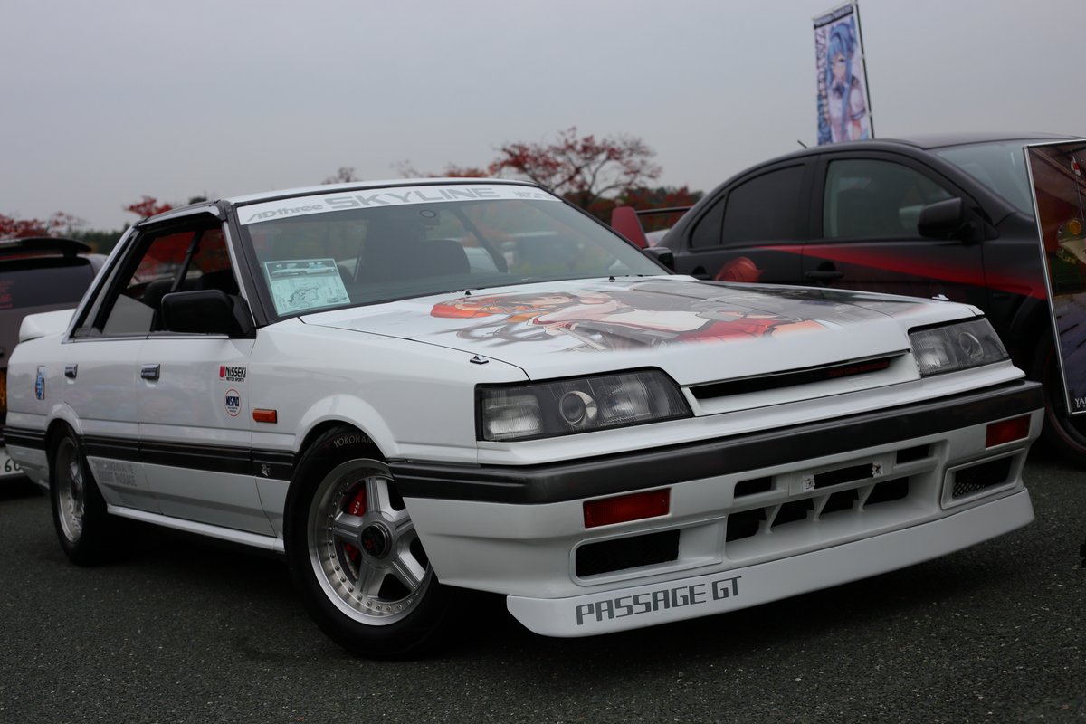 ⊂コントレイル⊃R31スカイライン ロングノーズ加工!鉄チンワイドホイール!街道レーサー!R31