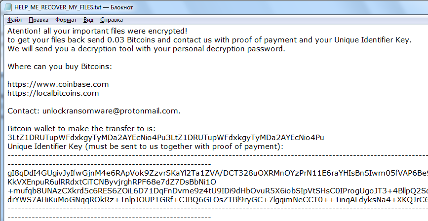 Amigo_A_'s tweet photo. New article in my Digest: #Pashka #Ransomware
https://t.co/HyxVbdb6yC
Extemsion: .pashka
Note: HELP_ME_RECOVER_MY_FILES.txt
Email: unlockransomware@protonmail.com
No other details or more information. The victim made a request to the forum @BleepinComputer https://t.co/U6bPmblJpc