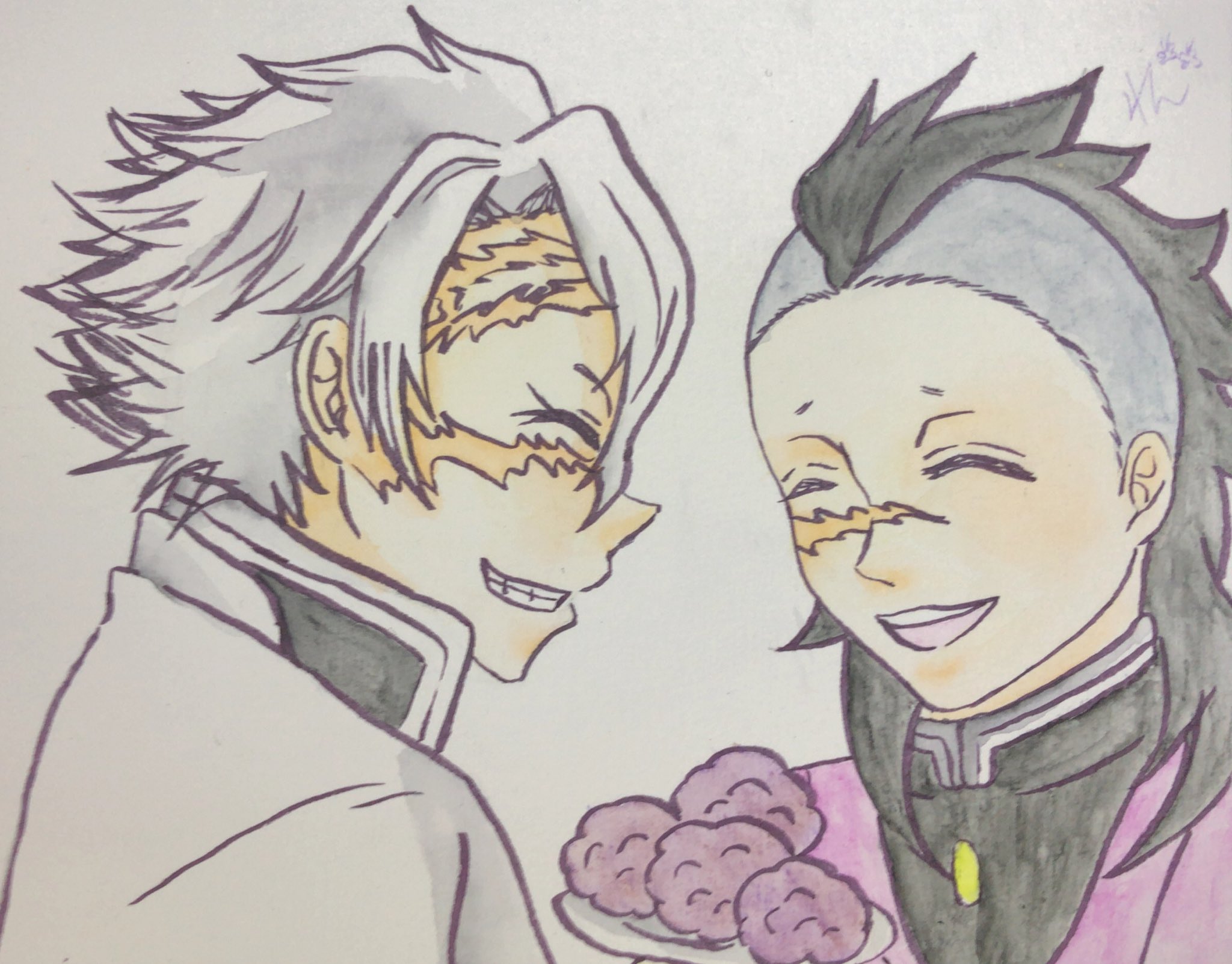 紫雲英 低浮上 ギリギリ間に合ったぁ 玄弥 ℋᵅᵖᵖᵞ ℬⁱʳᵗᑋᵈᵃᵞ 鬼滅の刃 鬼滅の刃イラスト 不死川玄弥生誕祭 不死川玄弥誕生祭 玄弥 実弥 不死川兄弟 絵描きさんと繋がりたい 紫雲英のイラスト T Co