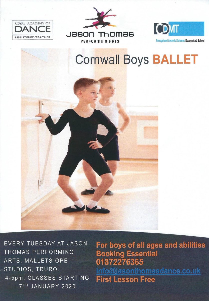 #boysballet #truro #cornwalldance #BoysCanToo New class staring tonight.