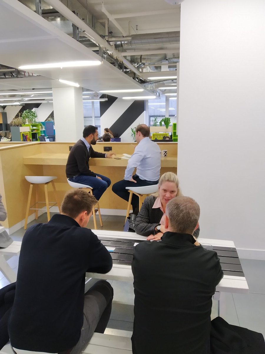 The #Insurtech corner at <a href="/FinTechLabLDN/">FinTech Innovation Lab London</a> mentorship session!
<a href="/dr_laksai/">Sai Lakshmi</a> from <a href="/caura/">Caura</a> with Polar Capital (we are missing you <a href="/NickMart_Insure/">Nick Martin</a> but Dom is great!)
@BewicaLimited with <a href="/Eosvp/">Eos Venture Partners</a> - thank you for coming in <a href="/JamesTootell/">James Tootell</a> &amp; <a href="/Sam_C_Evans/">Sam Evans</a>
