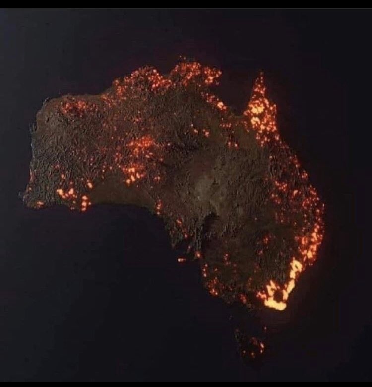 Make no mistake, the bush fires in Australia is happening due to #ClimateChange #ClimateChangeIsReal #prayforaustraila