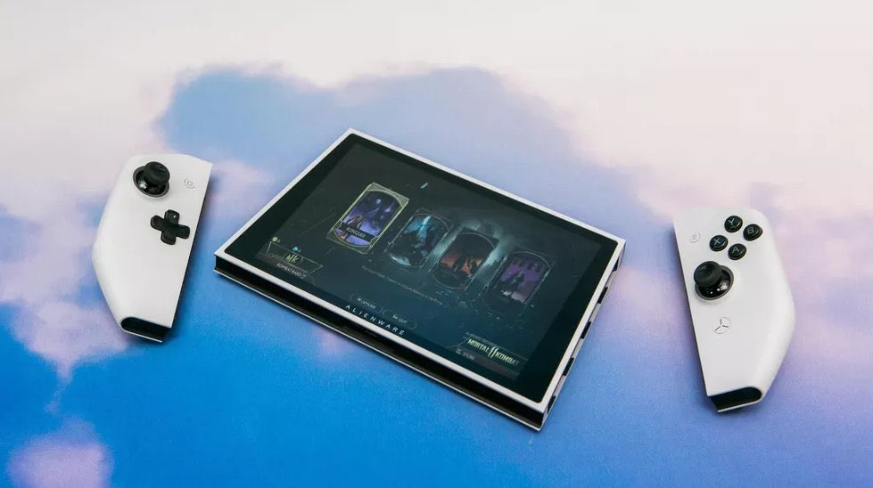 StArt_World_'s tweet photo. Alienware showed its counterpart to the Nintendo Switch - the Concept UFO console, but so far no official specifications are known ...                     #CES2020                                                     #Alienware https://t.co/1mAqGQLNIf