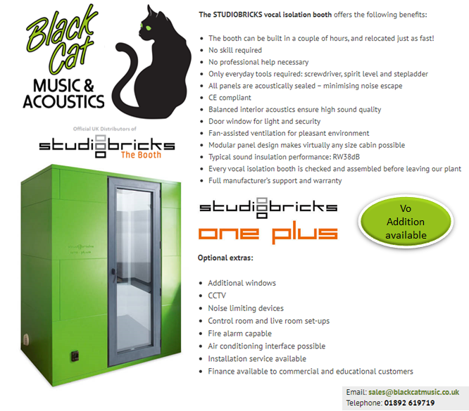 SoundproofRooms's tweet photo. The STUDIOBRICKS vocal isolation booth is designed to be incredibly fast and easy to install without compromising on excellent sound-isolating properties.
https://t.co/SWIsuCvztc https://t.co/V8Nplbf2pq