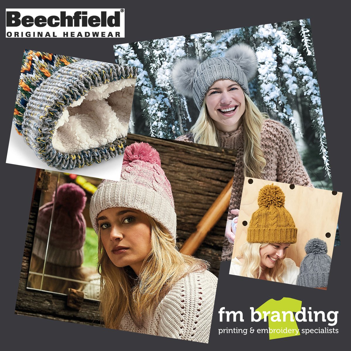 It's sill #winter &amp; we have some lovely #beanie #hats by #beechfield for sale. The best next thing we have for #NationalBobbleheadDay