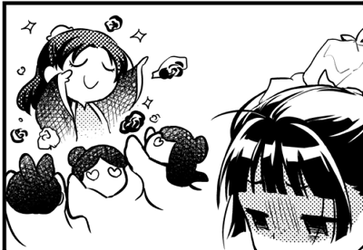 捨てたゴミがお花に変わる手品をしている壬氏さん 