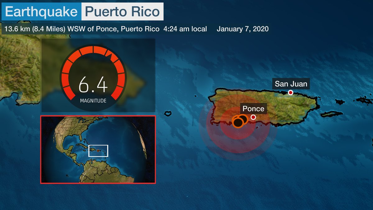 The Weather Channel Breaking Puerto Rico Rocked By Pair Of Strong Earthquakes Early This Morning Less Than 24 Hours After Monday S Strong Quake Damage Was Reported In Several Cities And The Weather Channel Breaking Puerto Rico Rocked By Pair Of Strong Earthquakes Early This Morning Less Than 24 Hours After Monday S Strong Quake Damage Was Reported In Several Cities And