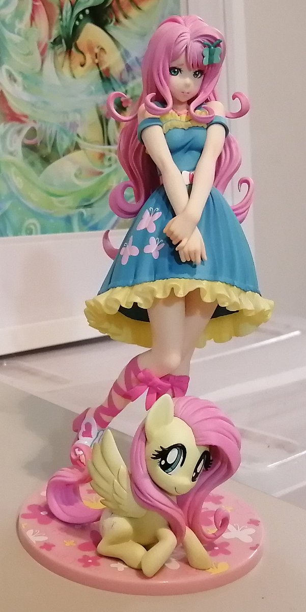 AbstractProof's tweet image. Picked up my Kotobukiya Bishoujo Fluttershy from the post office this morning. So happy with the quality

#MLP #Fluttershy