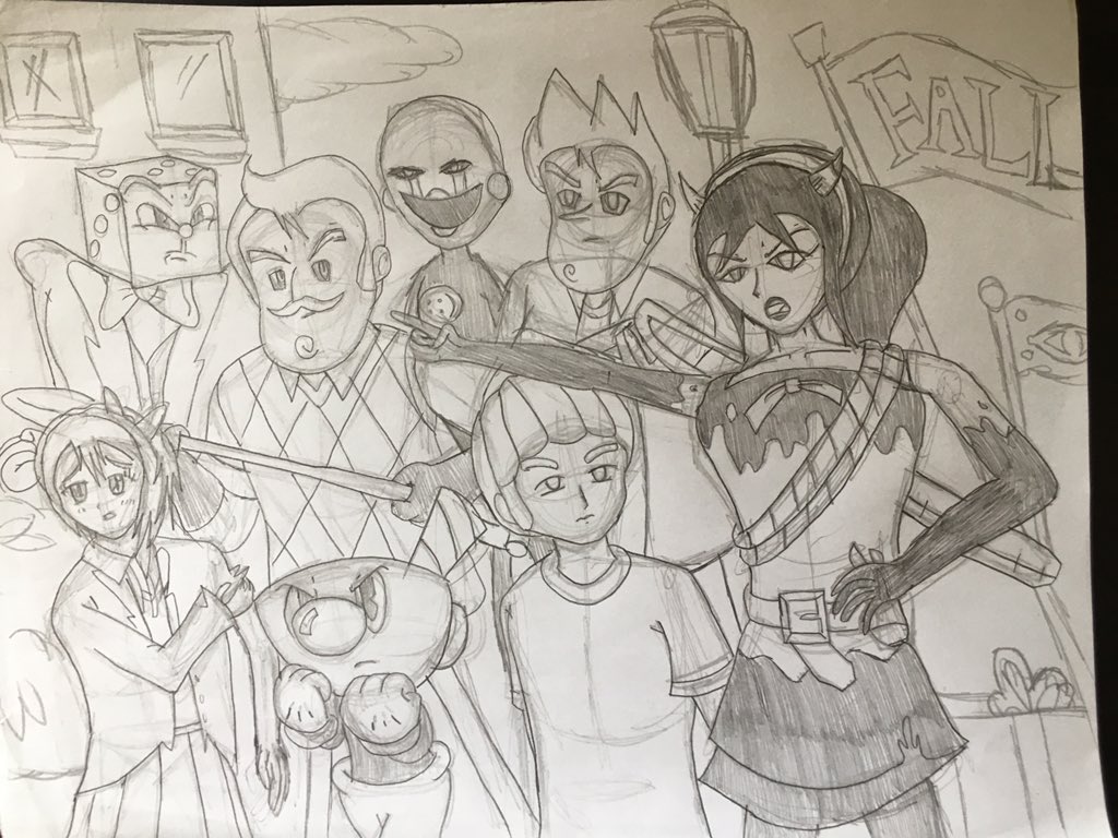 sketcherdude8's tweet photo. Allison Angel: Time to commence the operation!
#steamforces #projectlibitina #allisonangel #batim #bendy #bendyandtheinkmachine #duckseason #mugman #cupheadmugman #sayori #ddlc #DokiDokiLiteratureClub #helloneighbor #kingdice #nickyroth #fnaf #fnafpuppet #charlotteemily https://t.co/0B2dsUhydd