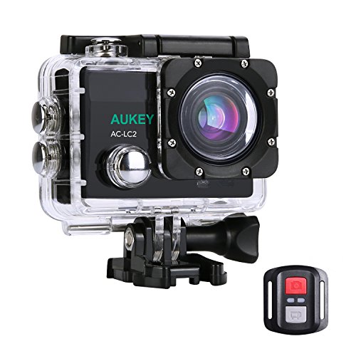 AllWearTech's tweet image. is.gd/8BS6kh - AUKEY Action Camera, 4K Ultra HD Waterproof Underwater Sports Camera with 170 Degree Wide-Angle Lens, WiFi Phone Connection and 2.4GHz Remote