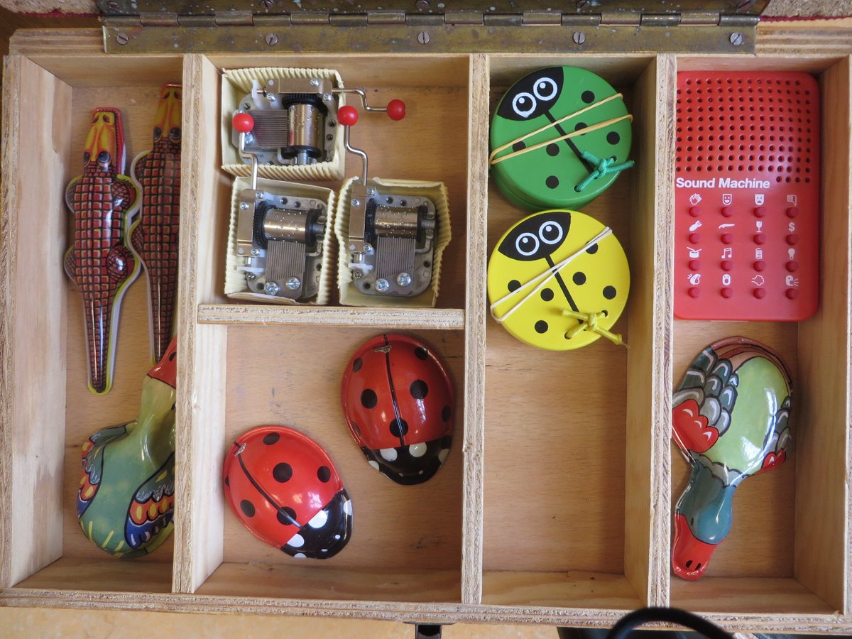 Ze zijn gisteren weer uitgevlogen: 6 van onze leskisten gaan weer in gebruik bij scholen in Meierijstad, veel leerlingen weer aan de slag met o.a. de geluidenvisser!