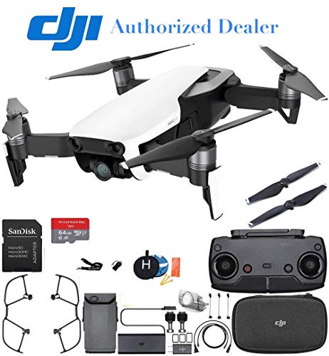 FlyVideoDrones's tweet image. is.gd/SCbeaz - DJI Mavic Air Drone Quadcopter (Arctic White) Starters Bundle (Renewed)