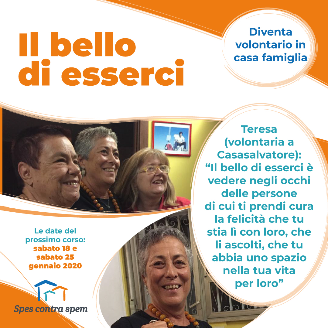 #7gennaio Se vuoi ISCRIVERTI al corso, se vuoi sapere come avvicinarti al mondo del #volontariato in #casafamiglia o conosci qualcuno che sia interessato, chiamaci allo 393.8564665 o scrivici a volontariato@spescontraspem.it