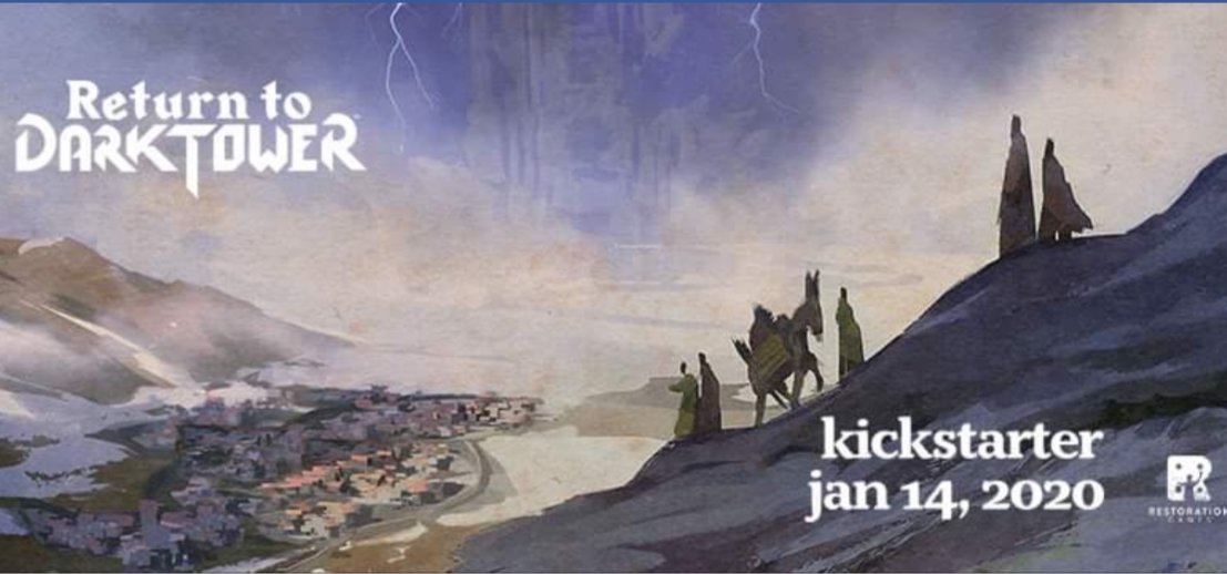 TwoGunPixie's tweet photo. We are just 1 week away from @RestorationGame Kickstarter launch of RETURN TO DARK TOWER!
Who else is hyped?!
I can't wait!
#DarkTower #ReturnToDarkTower #RestorationGames #80s #FantasyGame #LegendaryGaming #TabletopAdventure #Gamer4Life #BoardgameGold #RetroGameUpdate https://t.co/qGvheeQ5nm