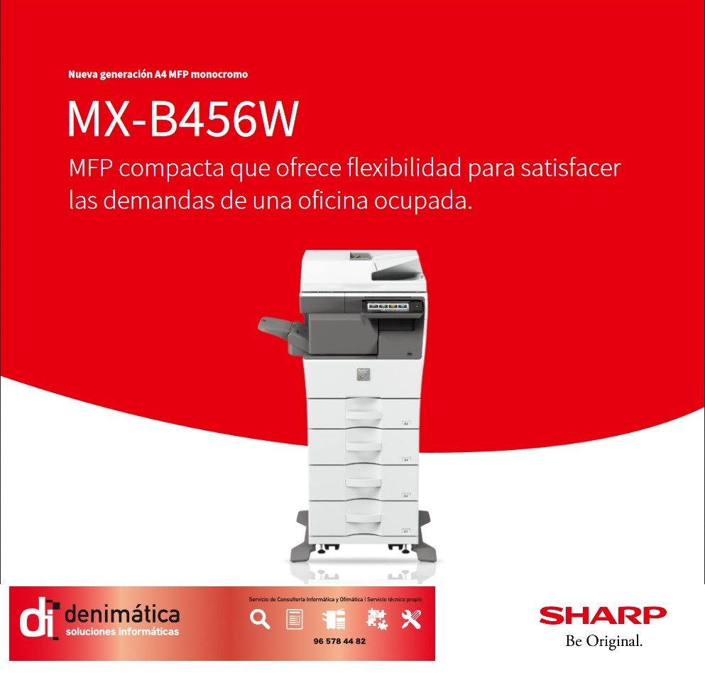 JesusPC2's tweet image. Empieza el año con la mejor multifunción compacta monocromo A4 para tu empresa: SHARP MX-B456W denimatica.com/empieza-el-ano…
