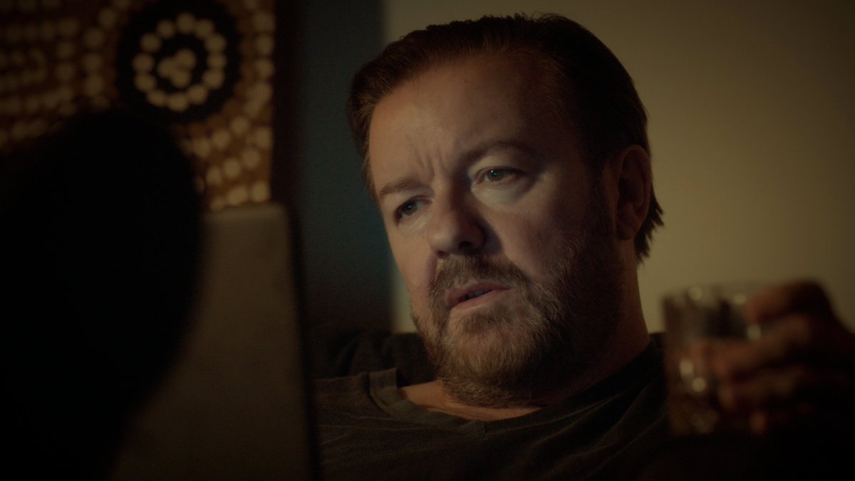 NetflixFR's tweet photo. ”J’en ai plus rien à foutre.” - Ricky Gervais, 2020.

Sa série After Life est dispo et la saison 2 arrive bientôt. https://t.co/hbtuu5kryi