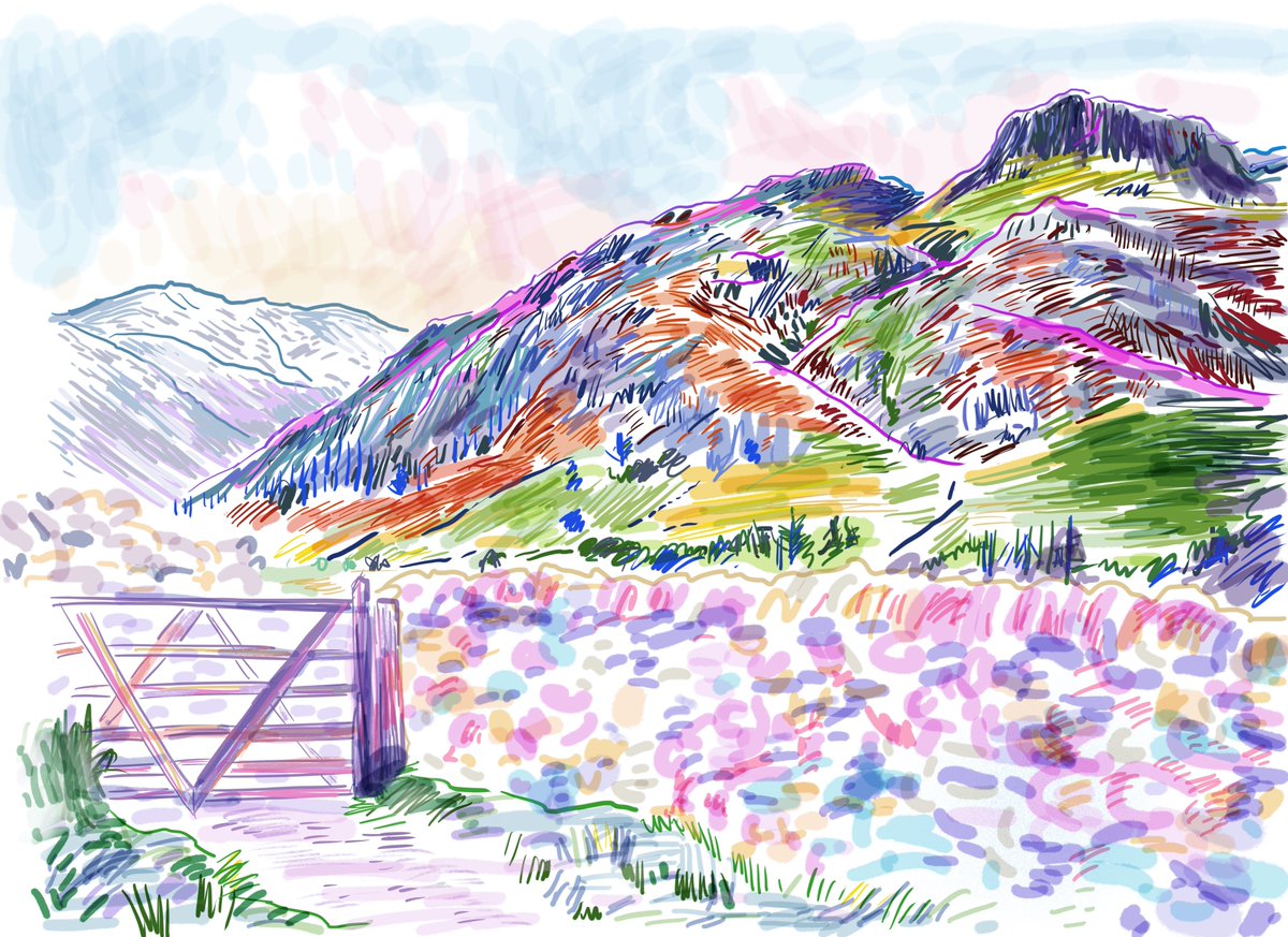 I'm working on a new edition of landscape prints featuring some of my favourite places in the Lake District...they will be added to my Etsy Shop (SEARCH: PIPJRUNE) very soon. Here is the first in the edition...The Langdales #LakeDistrict #lakedistrictart #affordableart #pipjrune