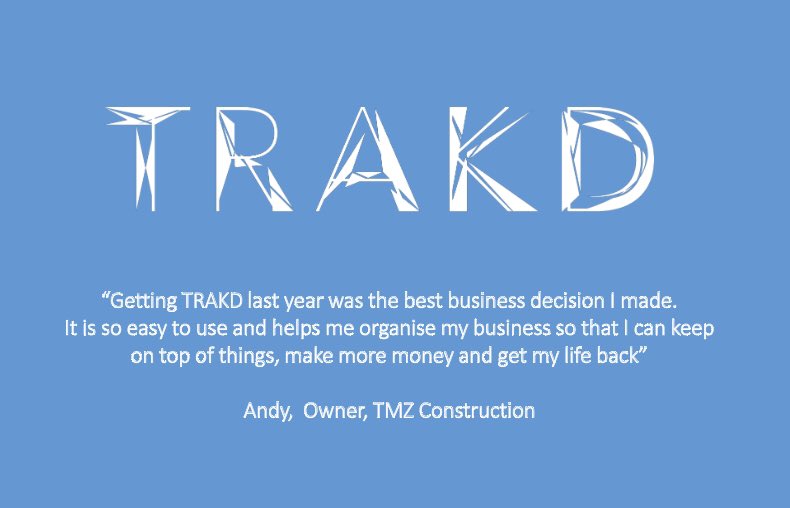 TRAKD_Software's tweet photo. Get your business admin organised &amp; your life back in 2020 https://t.co/2ZdiCYqJZi https://t.co/FDEjUxfbDL