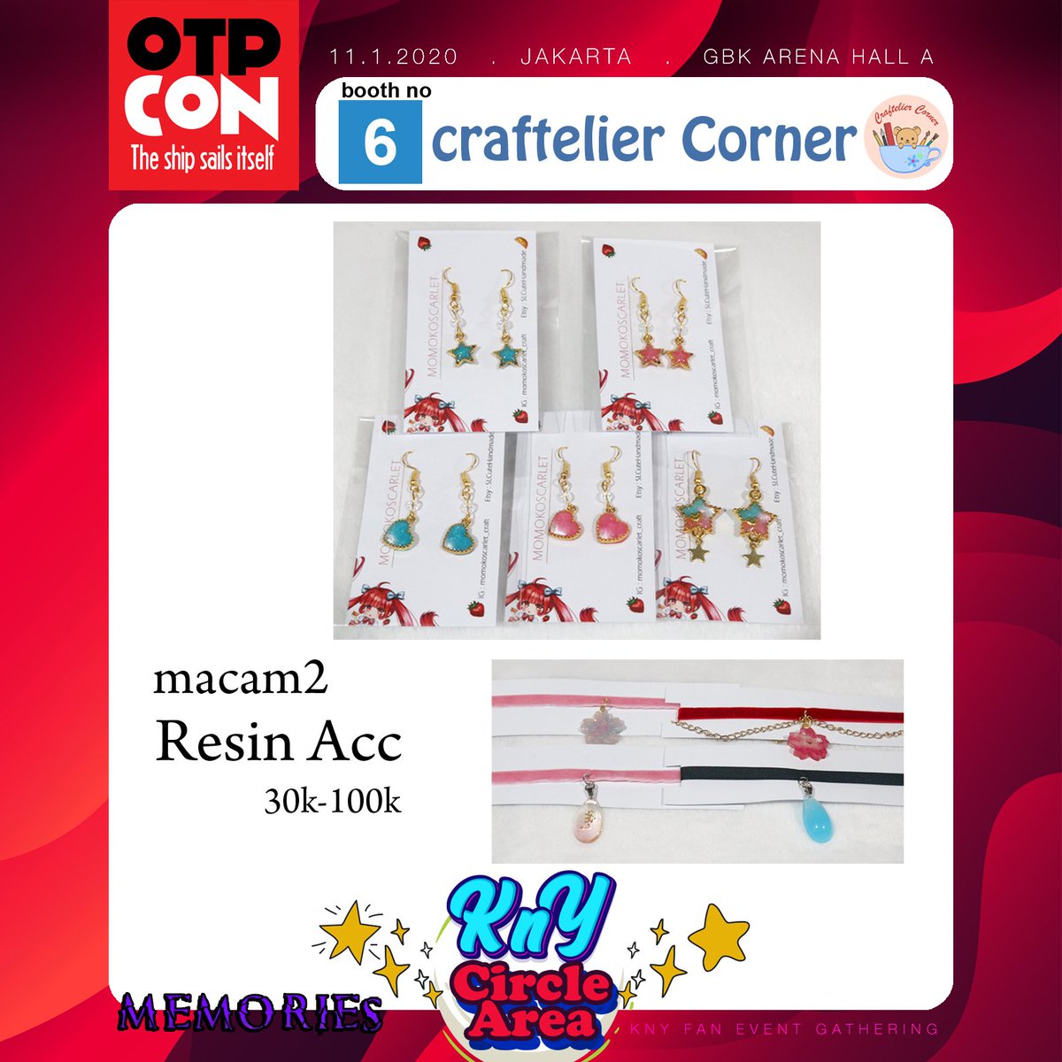 momokoscarlet's tweet photo. Katalog OTPcon. Boleh booking ambil OTS, kirim2, n CF14 juga bisaa
#otpcon #comifuro14 #cf14 #knymerch #animemerch https://t.co/V7Sy1wyFt1