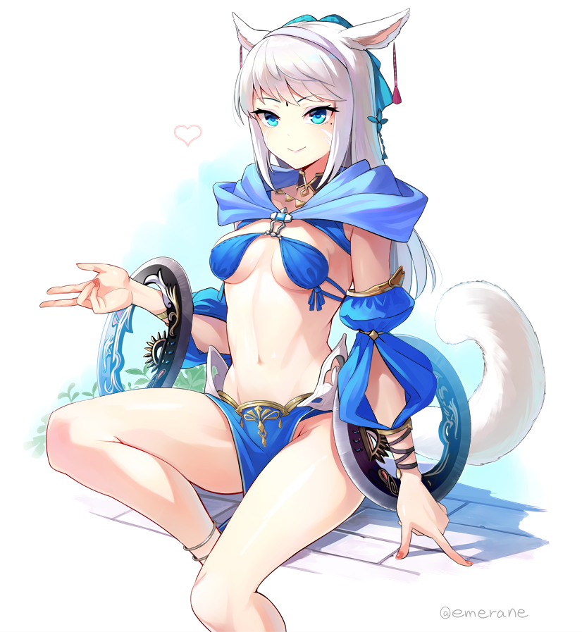 avatar_(ff14) 「知り合いの踊り子ミコッテさんの衣装がスゴイので描いた?(使命感) 」|えめらね＠「追放特典③」発売中のイラスト