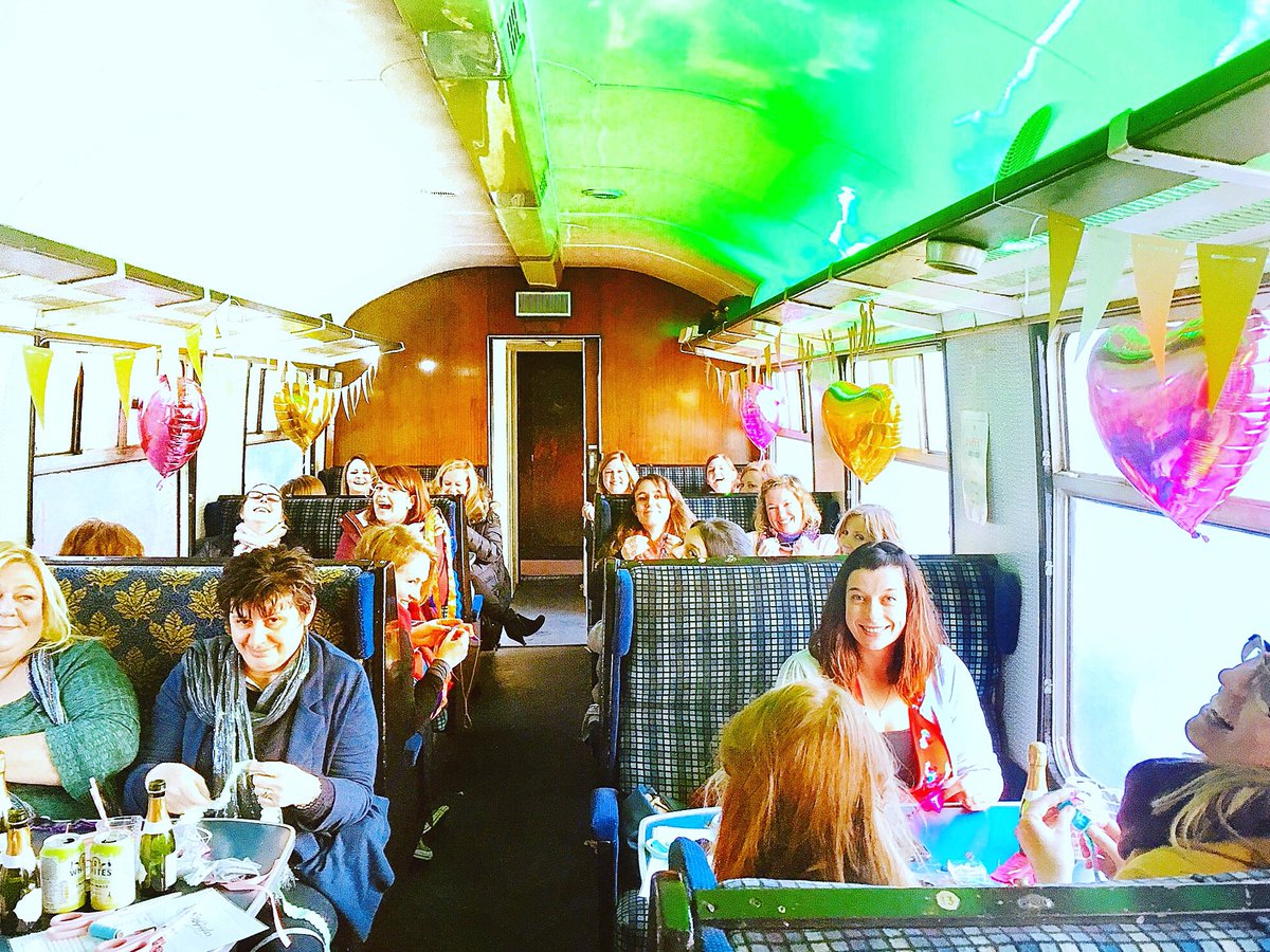 craftsngiggles's tweet photo. One of the best things about our Craft Parties is we can host them anywhere! Here is one of our Hen Parties, making garters on a steam train!! Such a wonderful experience ❤️
https://t.co/UJVCxYxdHy
#mobileparty #henpartyfun #craftsandgiggles https://t.co/5Ljrfg3fQL