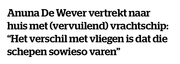 Ok, <a href="/AnunaDe/">Anuna De Wever Van Der Heyden</a>, lachen met <a href="/Zu_Demir/">Zuhal Demir</a> die wilt “planepoolen” en dan zelf boatpoolen... Gaat misschien toch eens terug naar school, kind. Allebei belachelijk.