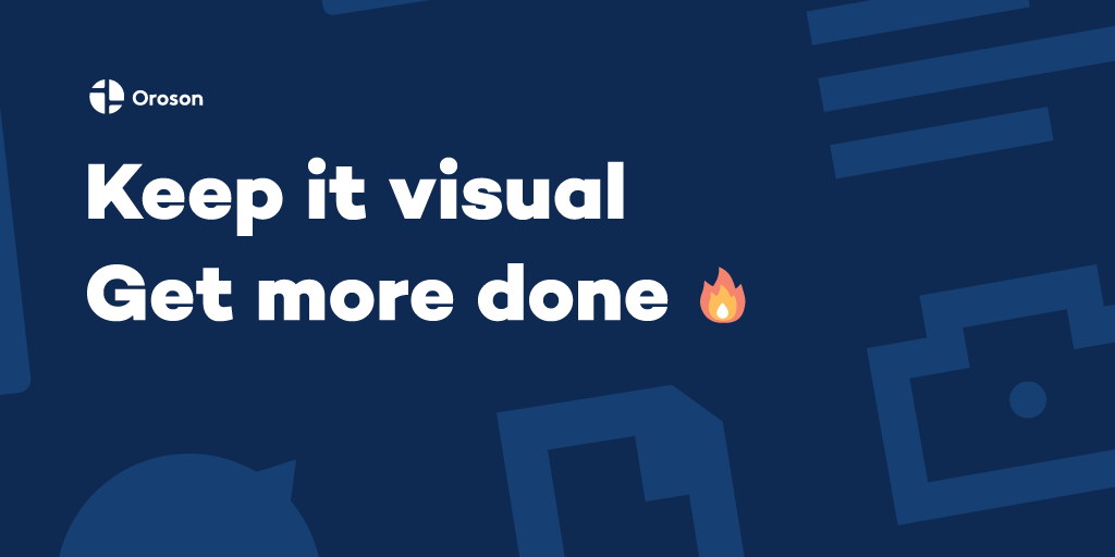 Studies show that visual communication is the most effective type of communication. People only tend to remember 10% of what they hear and 20% of what they read. However, they actually tend to remember 80% of what they see.🤓