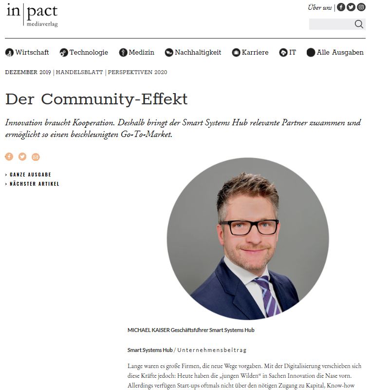 smartsystemshub's tweet image. „Viele unterschätzen die Bedeutung des Raums – physisch und auch methodisch. Mit den von uns entwickelten Formaten schaffen wir genau diesen Raum.“ (Michael Kaiser)

Lesen Sie mehr - unter folgendem Link: lnkd.in/dKTXv6T

#smartsystemshub #coinnovation #kooperation