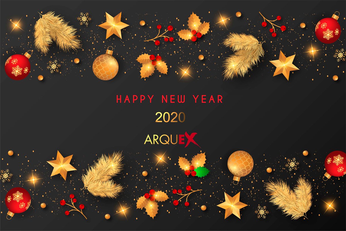 Todo el equipo de Arquex os desea un feliz 2020 🍾🥂