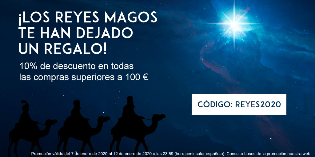 Los Reyes Magos han pasado por Tanino Wines y han dejado un regalo para ti. 10% de descuento en compras superiores a 100 €. 

taninowines.com

#RegaloDeReyes #Reyes2020 #Códigodescuento #Vino #winelover #Promocion #TaninoWines