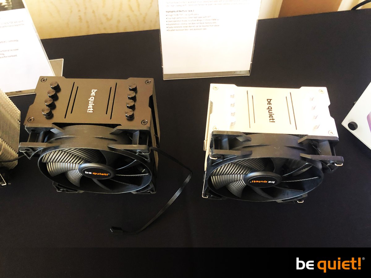 bequietofficial's tweet photo. Hello from @CES - here's a first look at some of the things we have in store for you. More to follow soon...
#ces2020 #bequiet #PureRock2 #PureBase500DX #DarkPowerPro12 https://t.co/fGeJxcThzO