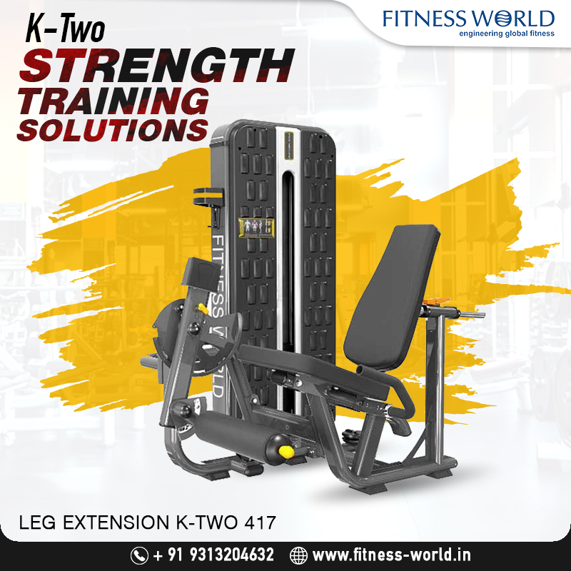FitnessWorldInd's tweet image. Strength training fitness equipment options are essential when it comes to bringing enthusiasts to your fitness facility. 
Check out our K-Two Strength Training equipment from Fitness World: bit.ly/2F9kbqe

Contact us- 9313204632

#StrengthTraining #LegExtensionMachine