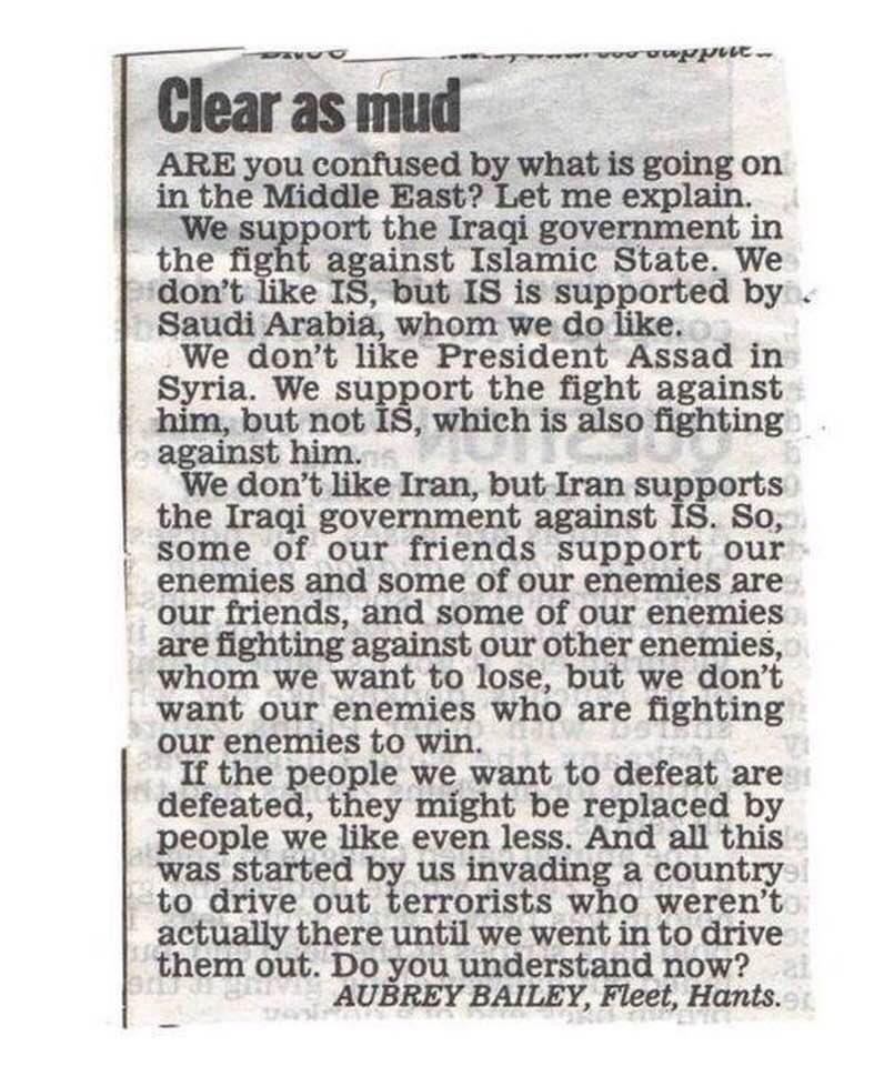 Matthijs85's tweet photo. Think the situation in the Middle East is complex? #IranWar #Iran
These 10 sentences explain it pretty well: https://t.co/P7T6smaRxc
