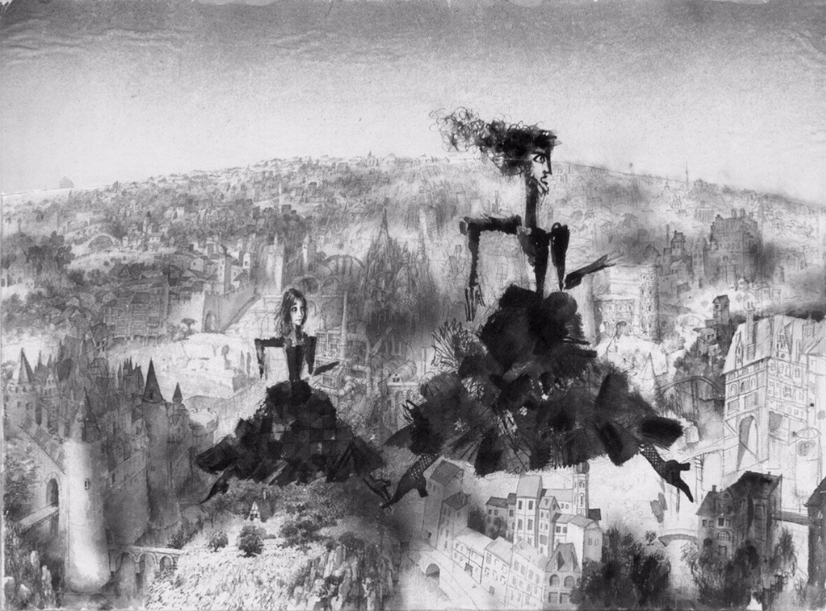 カトウ ニニ ロシアのイラストレーター ジェナディ カリノフスキー 日本ではあまり知られていませんが とても魅力的な絵を沢山描いています 初めて見たのは この 鏡の国のアリス の挿絵 ソ連時代に発表されたもので 不思議の国のアリス