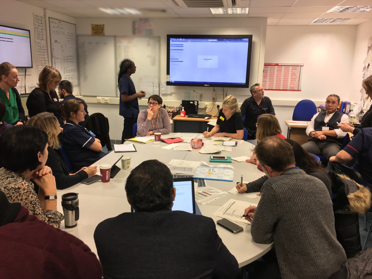 RoyalFreeNHS's tweet photo. Itβs MADE day at #BarnetHospital today. As we focus on patient flow through our hospitals this week, multi-agency discharge events are a great catalyst in helping our patients get home or to another setting safely and efficiently. #FocusOnFlow https://t.co/vjv8oiGR3A