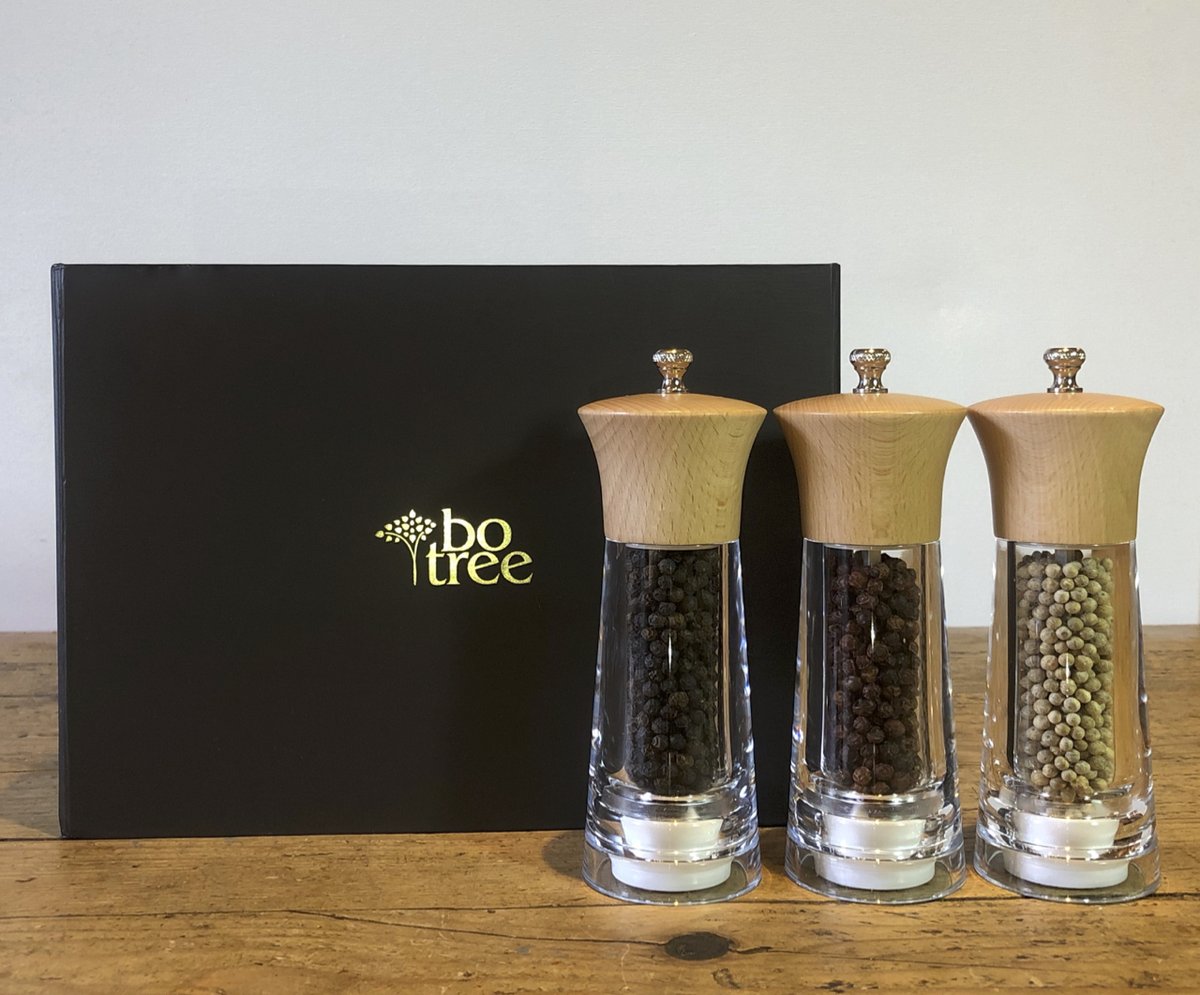 SSFoodShow's tweet photo. #exhibitoroftheweek for the first week of the year is @botreeuk. Their delicious organic pepper from Cambodia transforms dishes and is loved by chefs. And they're launching a new pepper grinder. Find them on Stand P26 #pepper #scotfoodshow https://t.co/m1HXXZQiqa