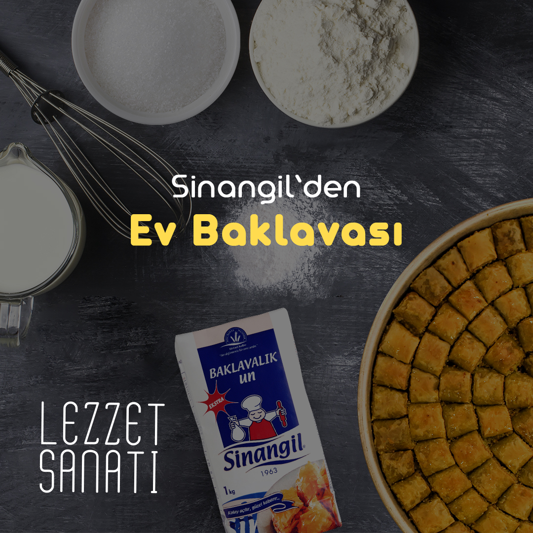 SinangilUnlari's tweet photo. Sinan Usta’dan hamarat annelere özel Sinangil
Baklavalık Un ile yapabileceğiniz nefis ev baklavası tarifi.
#sinangil #sinanusta https://t.co/Q1QdpSCTq9
