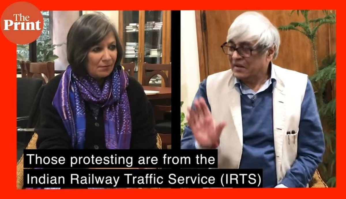 satyame41082088's tweet photo. No! Not just IRTS. All officers coming from the Civil Services Examination to Railways are against this unjust merger. And the services are IRTS, IRAS and IRPS. Also IRPFS. Kindly get the facts right when talking about org this huge. #NotoIRMS @bibekdebroy @ThePrintIndia https://t.co/kkh6SvCOPr