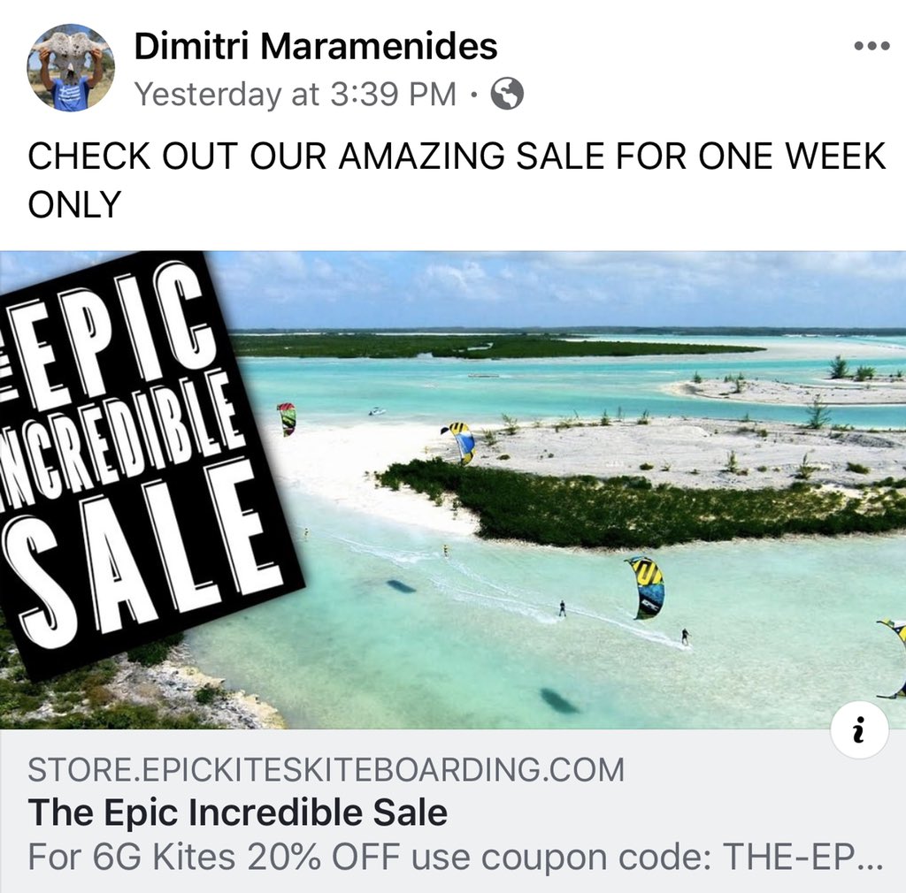 dimitrimara's tweet photo. If you are a Kiteboarder or interested in getting into kiteboarding, then check https://t.co/tWKIcZL4pl for our 2020 sale we have.  This will  last only for one week. #kitesurfing #kiteboarding #kiting https://t.co/1Z1NMFQtii